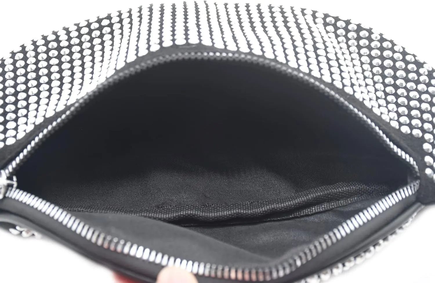 Shiny Rhinestones Crystal Waist Bag Fanny Pack for Women Girls Small Belt Bum Bag Crossbody Cell Phone Pouch for Party Beach Travel