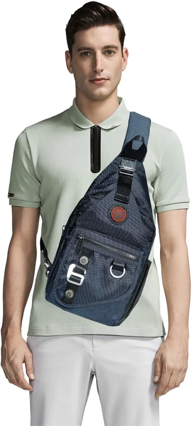 Sling Backpacks, Sling Chest Bags Shoulder Crossbody Bags for Men Women Outdoor Travel Walking Dog Running Bag