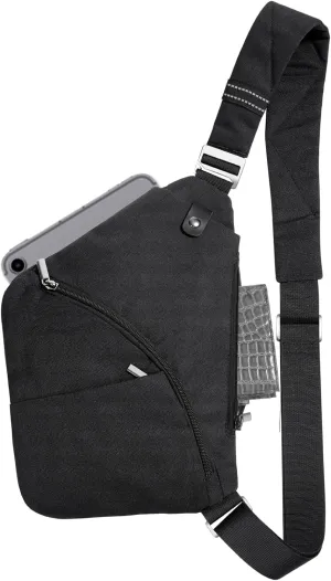 Sling Bag Cross Body Bag, Anti Theft Crossbody Bags for Travel Lightweight Chest Shoulder Bags for Women Men