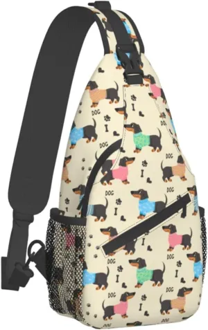 Sling Bag Crossbody Backpack Hiking Travel Daypack Chest Bag Lightweight Shoulder Bag For Women Men