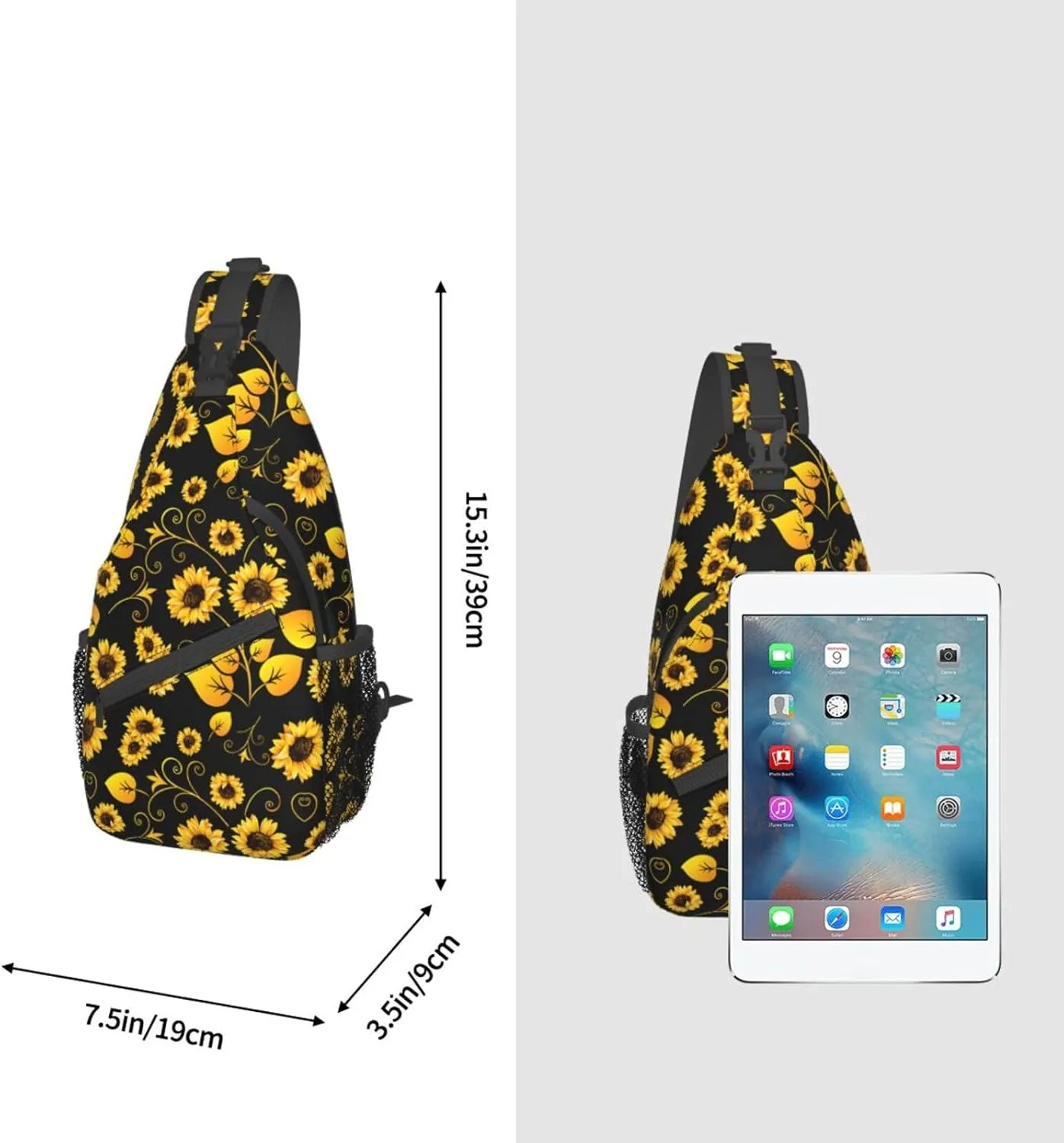 Sling Bag Crossbody Backpack Hiking Travel Daypack Chest Bag Lightweight Shoulder Bag For Women Men