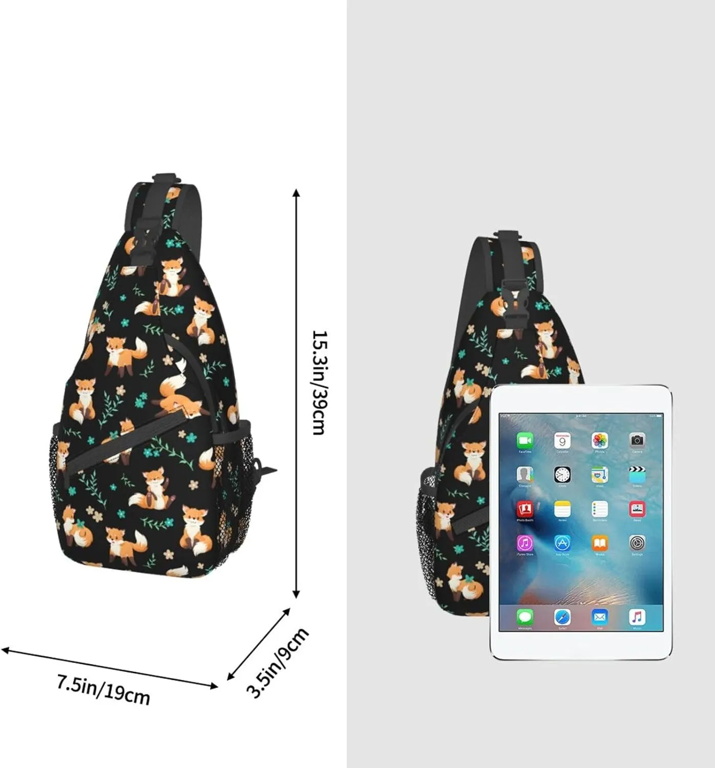 Sling Bag Crossbody Backpack Hiking Travel Daypack Chest Bag Lightweight Shoulder Bag For Women Men