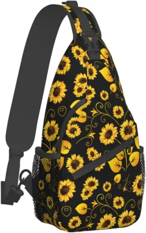 Sling Bag Crossbody Backpack Hiking Travel Daypack Chest Bag Lightweight Shoulder Bag For Women Men