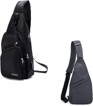 Sling Bag Crossbody Personal Pocket Bag Lightweight Chest Shoulder Backpack