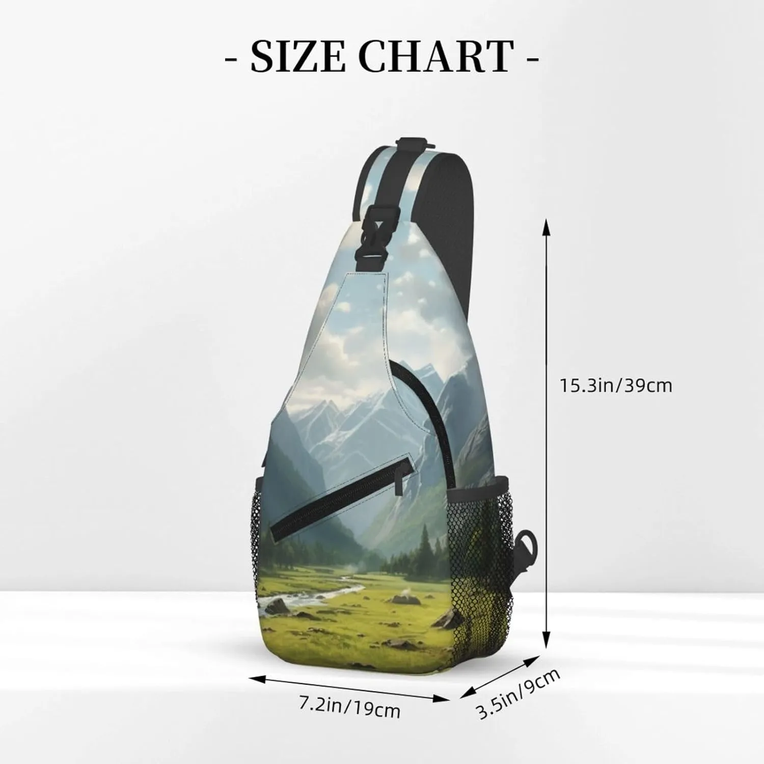 Sling Bag Crossbody Sling Backpack for Men Women Valley Cross Chest Bag Travel Hiking Daypack