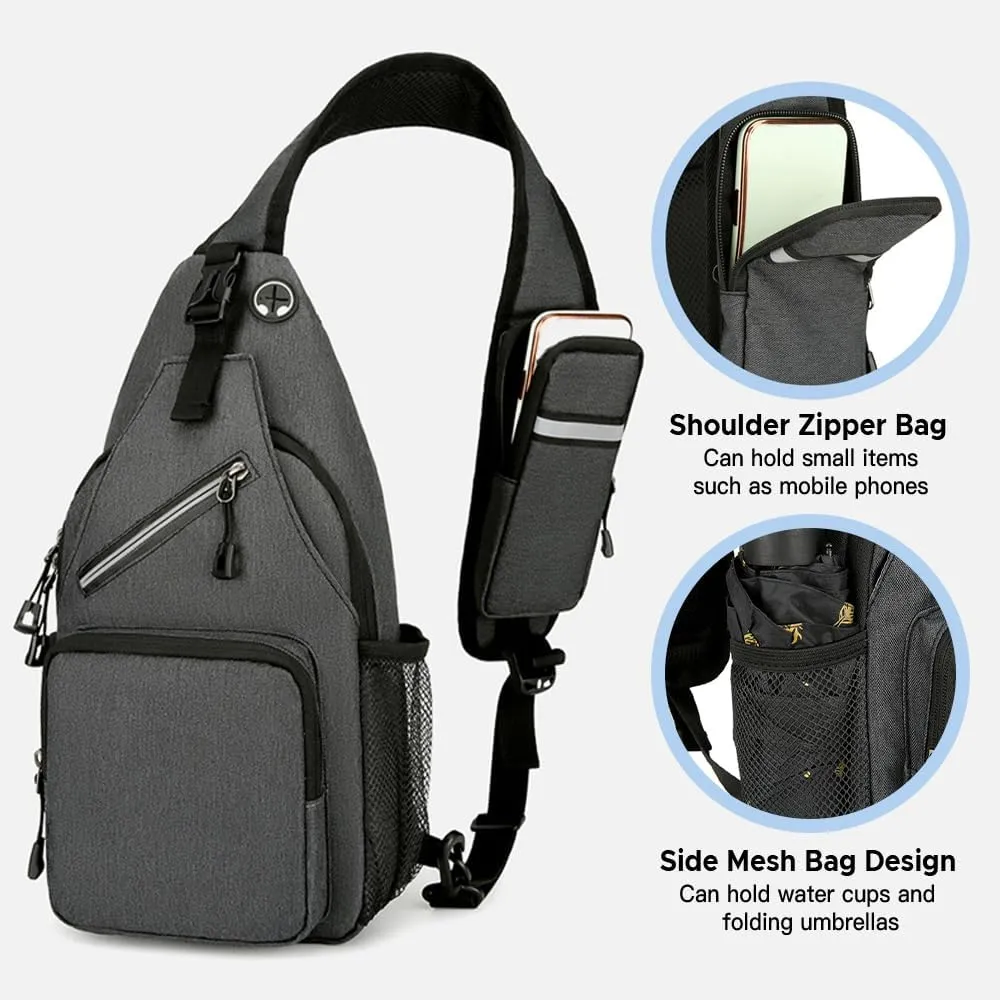 Sling Bag Crossdy Bags Fanny Packs for Men Women Shoulder Bag Hiking Daypack