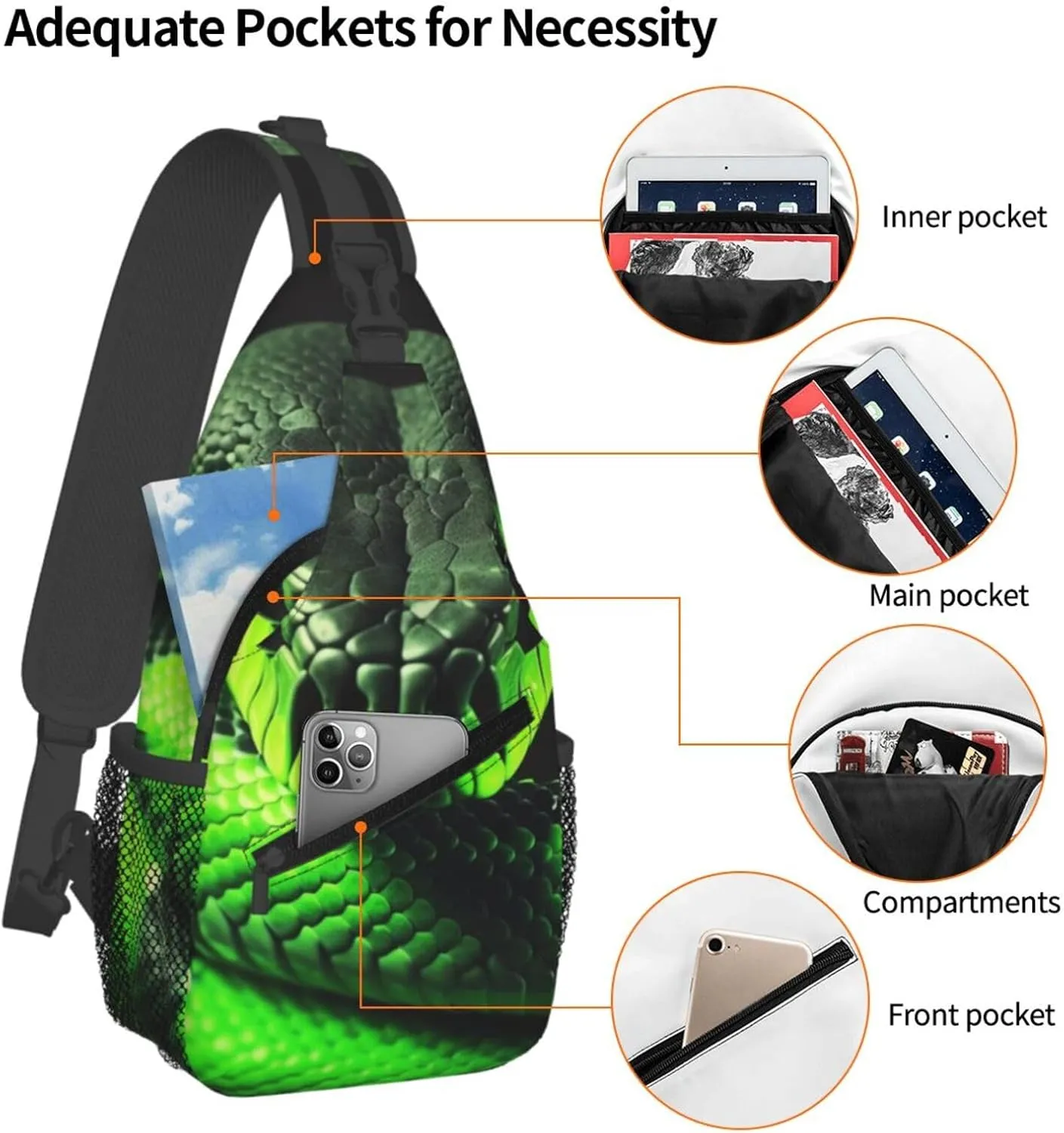Sling Bag for Women Men Crossbody Bag Small Sling Backpack Baseball Lace Close Up Chest Bag Hiking Daypack