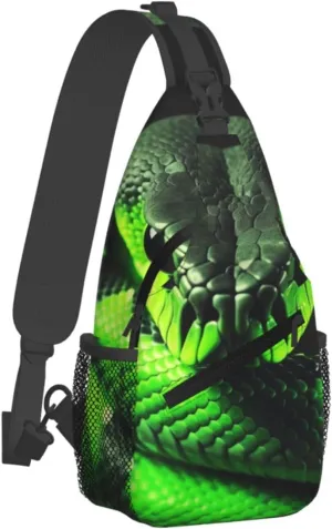 Sling Bag for Women Men Crossbody Bag Small Sling Backpack Baseball Lace Close Up Chest Bag Hiking Daypack