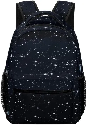 Small Backpacks Personalized Constellations Printing Travel Bag Lightweight Travel Backpack For Women Men