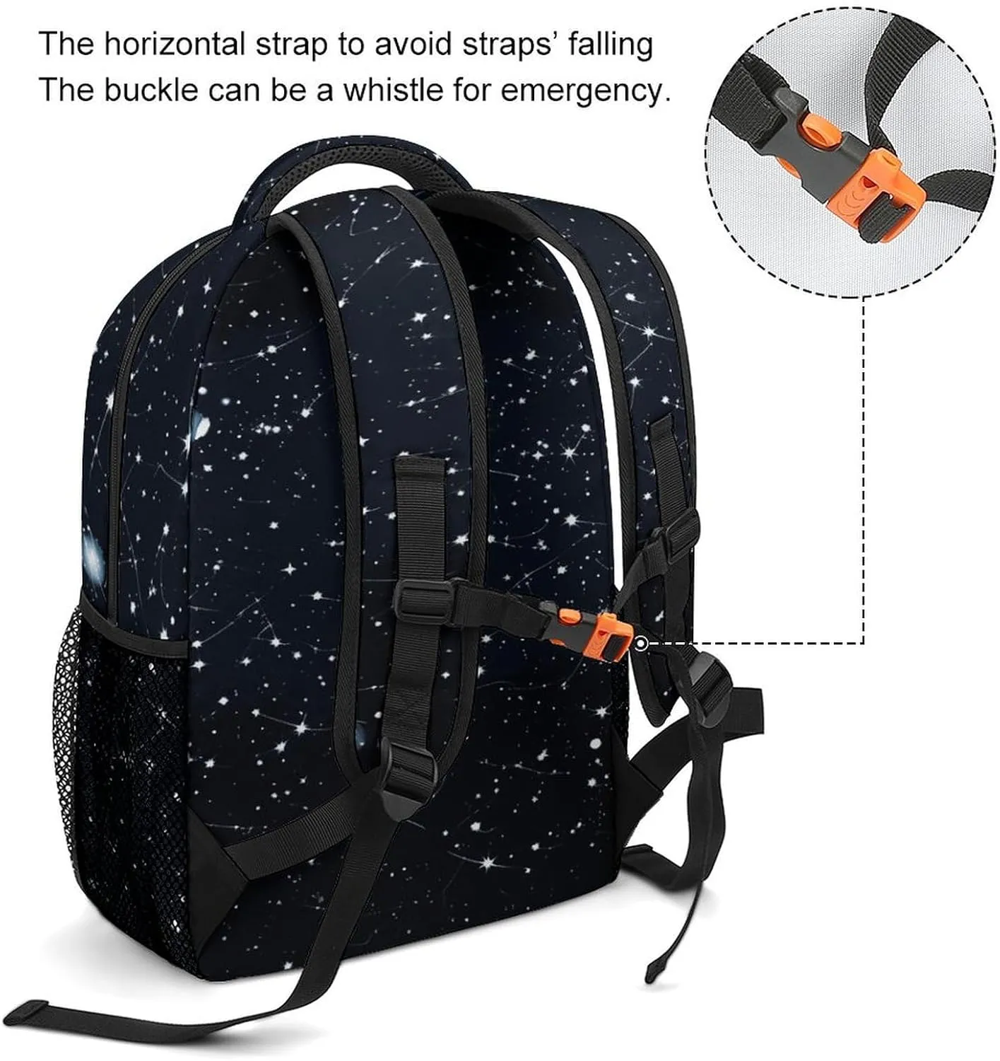 Small Backpacks Personalized Constellations Printing Travel Bag Lightweight Travel Backpack For Women Men