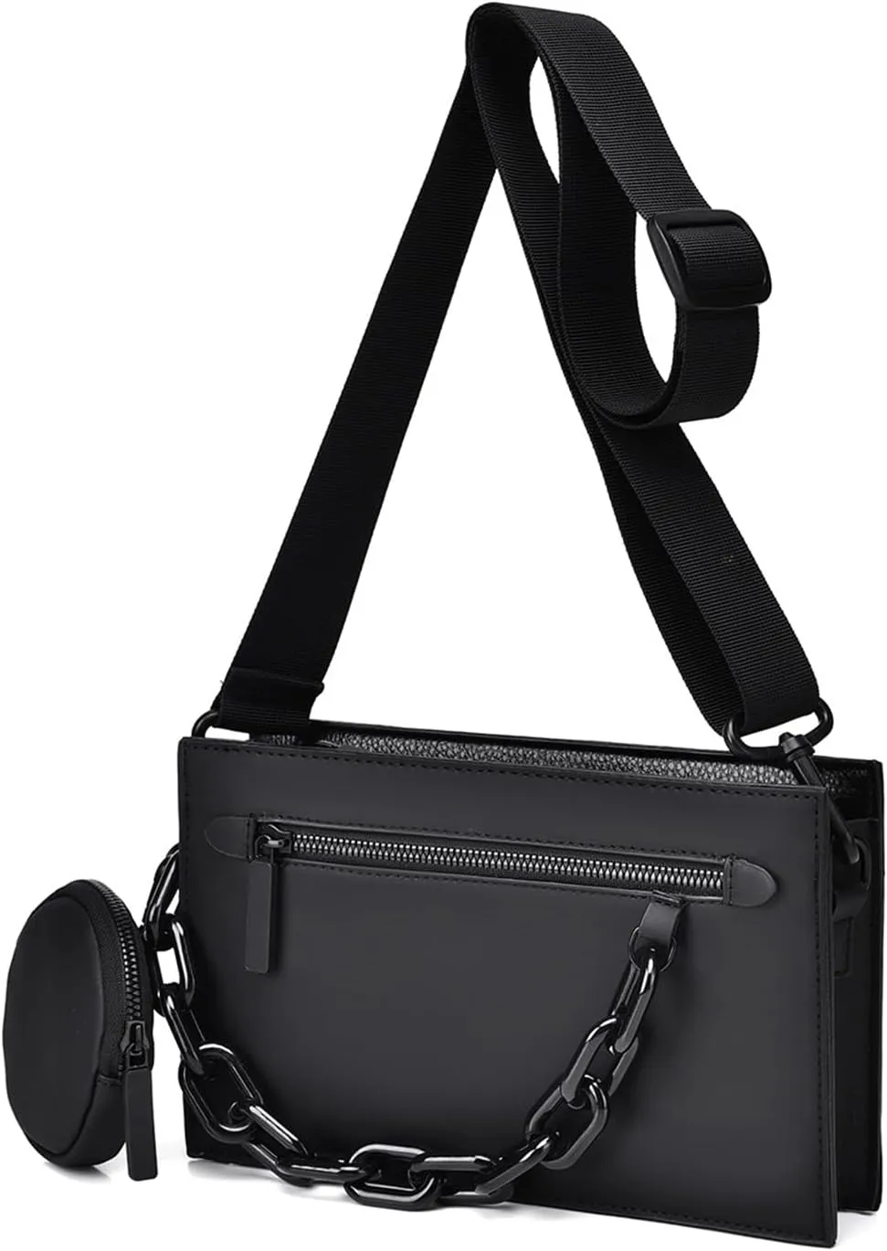 Small Crossbody Sling Bag, Fanny Pack, Chest Bag with Extended Strap