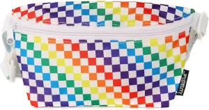 Small Fanny Pack Unisex Slim Bum Bag for Travel, Festivals & Daily Use Rainbow Crossbody Belt Bag