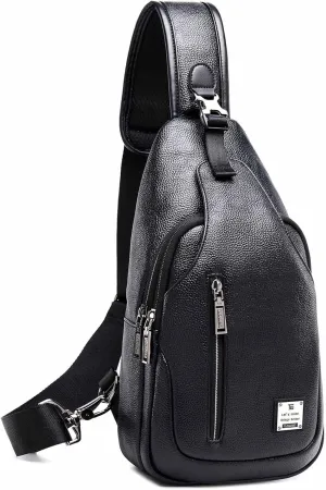 Small Sling Bag Crossbody Backpack Over the Shoulder Bag for Men Women Travel Outdoors, Lightweight Chest Pack