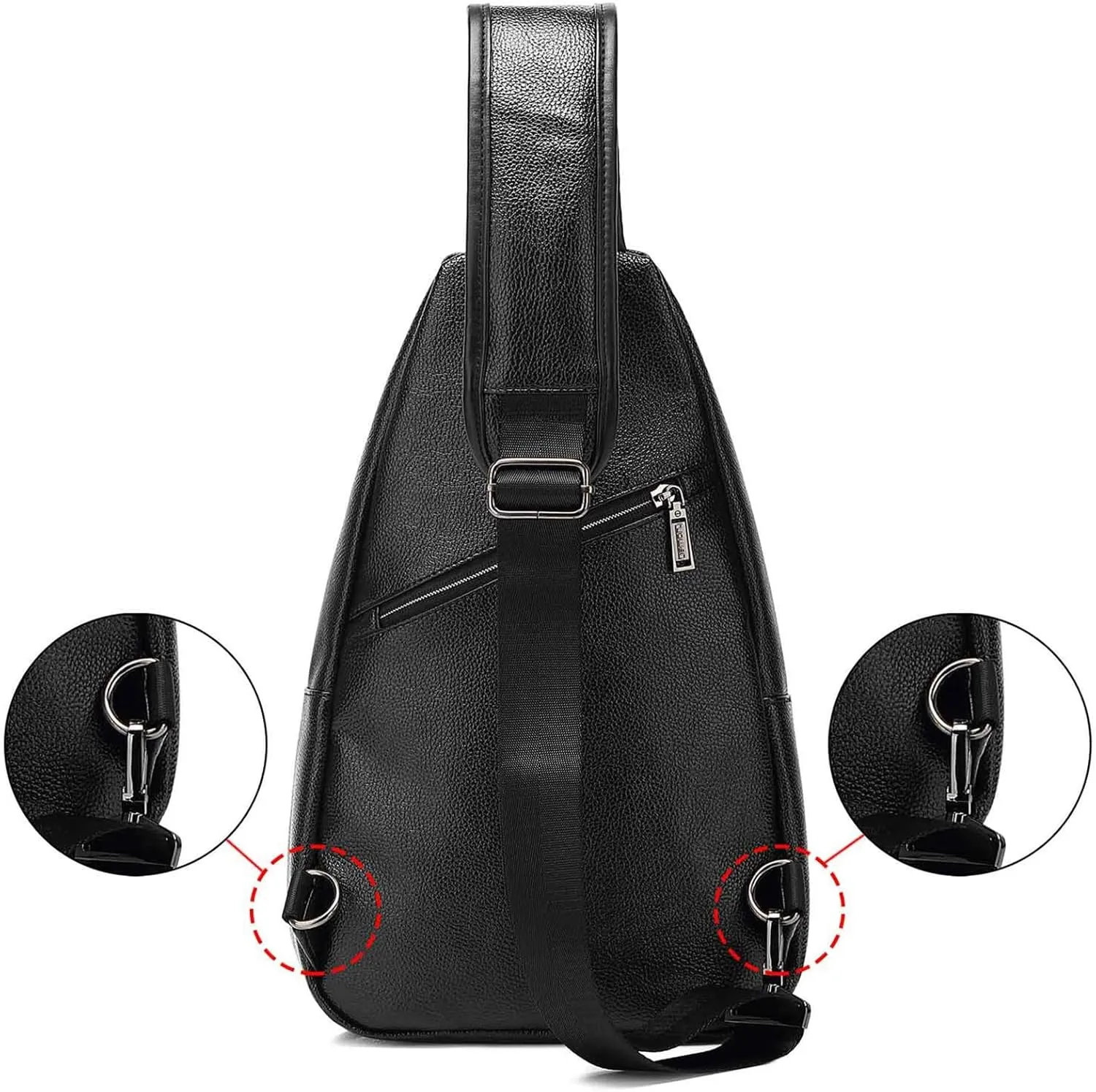 Small Sling Bag Crossbody Backpack Over the Shoulder Bag for Men Women Travel Outdoors, Lightweight Chest Pack