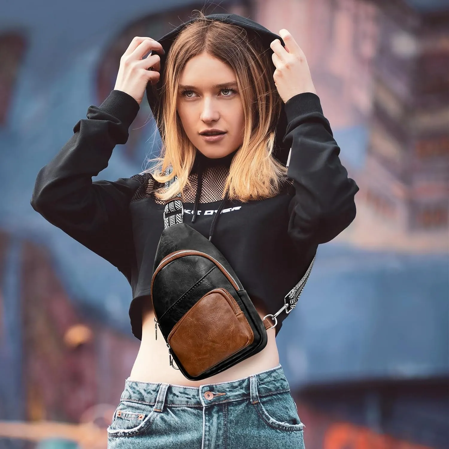 Small Sling Bag for Women, Crossbody Sling Bags for Women, Lightweight Cross Body Bag for Travel or Daily Use