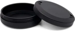 Snus Cans Aluminum Black Color 3 Layers Snuffbox CNC Metal for Snus Packaging/Premium Metal Container/Aluminum Container/Smell Proof Container/Gift For Him (Black)