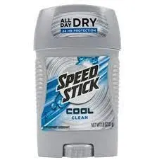 Speed Stick Men Cool Clean Antiperspirant Deodorant, 1.8 oz-2 Pack-Travel Size-carry on complient