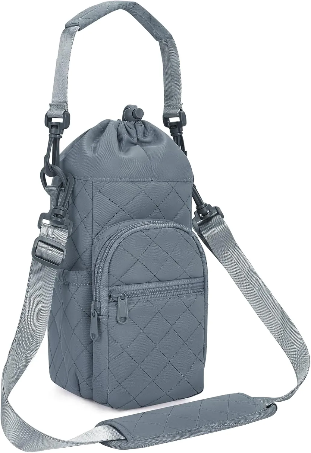 sportsnew Water Bottle Holder with Strap 32oz 40oz Insulated Water Bottle Carrier Sling Bag with Phone Pocket Crossbody