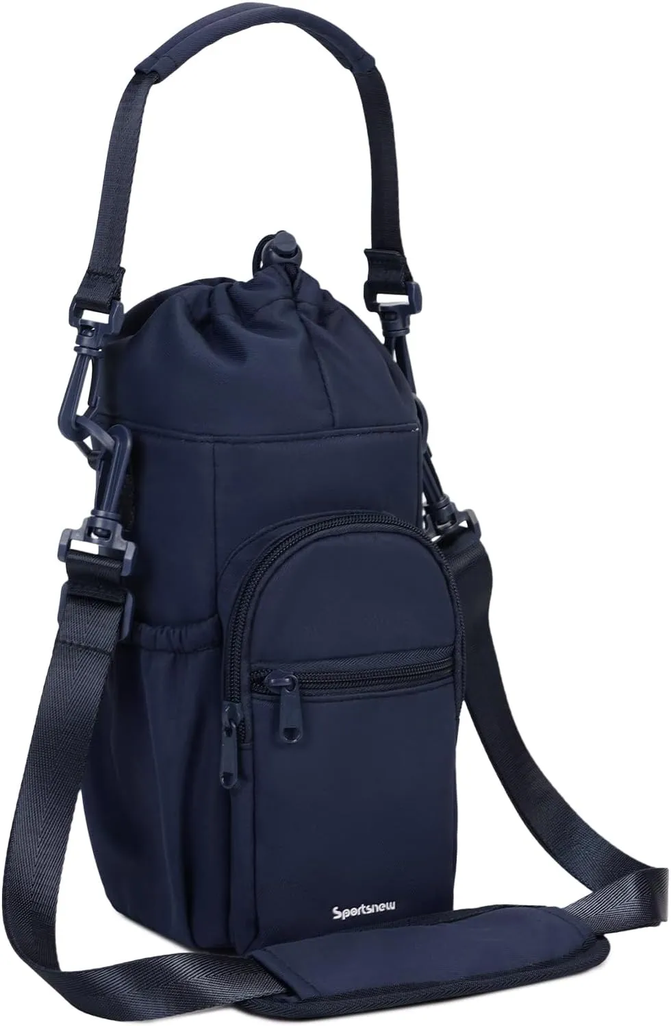 sportsnew Water Bottle Holder with Strap 32oz 40oz Insulated Water Bottle Carrier Sling Bag with Phone Pocket Crossbody