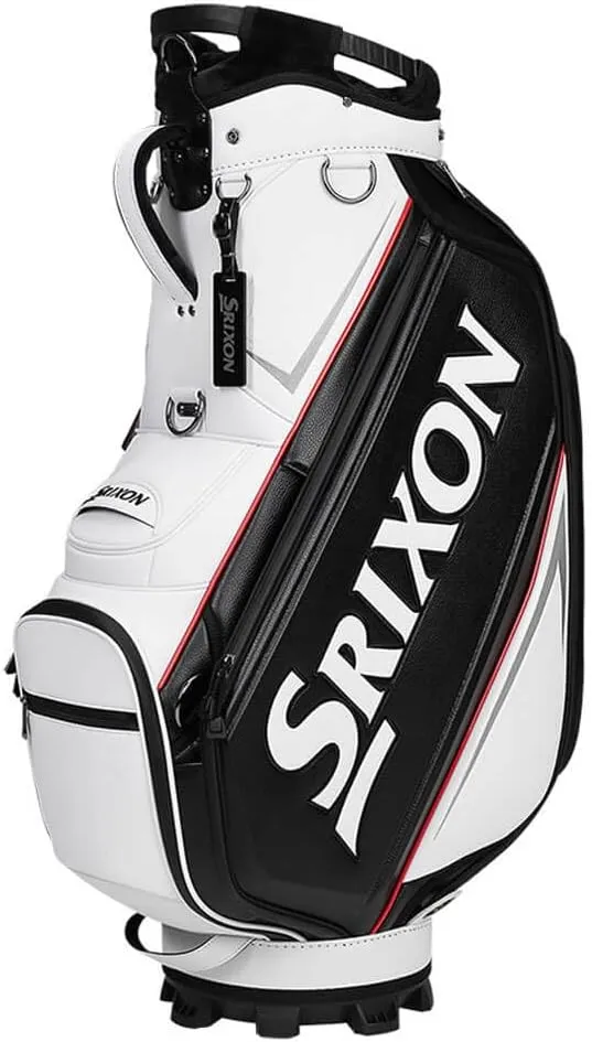 Srixon Tour Staff Bag 2025 Black/White/Red 9.5", 5-Way Top