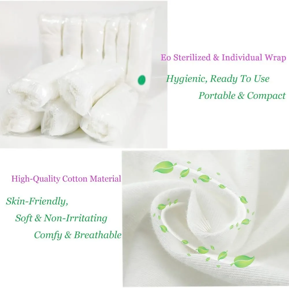 STARLY Women's Disposable Pure Cotton Underwear Travel Panties High Cut Briefs White/Macarons/Black (10pcs)