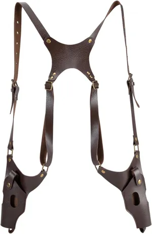 Storage Handbag，Adjustable Leather Shoulder Holsters Bag for Cosplay and Outdoor Adventures with Anti Design Travel Accesories