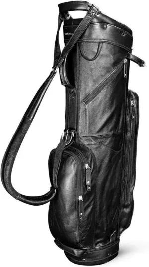 Sun Mountain 2020 Golf Leather Cart Bag (Black)