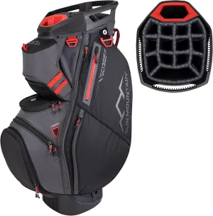 Sun Mountain 2025 C-130 14 Way Golf Bag with Full-Length Dividers and 11 Pockets for Ultimate Convenience - Lightweight Golf Cart Bag with Cart Strap Pass-Through Ideal for Golf Carts
