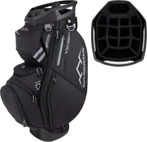 Sun Mountain 2025 C-130 14 Way Golf Bag with Full-Length Dividers and 11 Pockets for Ultimate Convenience - Lightweight Golf Cart Bag with Cart Strap Pass-Through Ideal for Golf Carts
