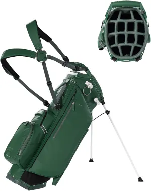 Sun Mountain 2025 Matchplay Stand Bag - Durable Golf Stand Bag with a Fourteen-Way Top and Ergonomic X-Fit Dual Strap Handle for Convenience - Lightweight with Nine Pockets for Storage - Green-Fairway