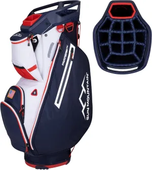 Sun Mountain 2025 Maverick 14 Way Divider Golf Bag with 9 Spacious Pockets - Lightweight Golf Bag for Men and Women with Ergonomic Shoulder Straps Ideal for Both Carts and Walking