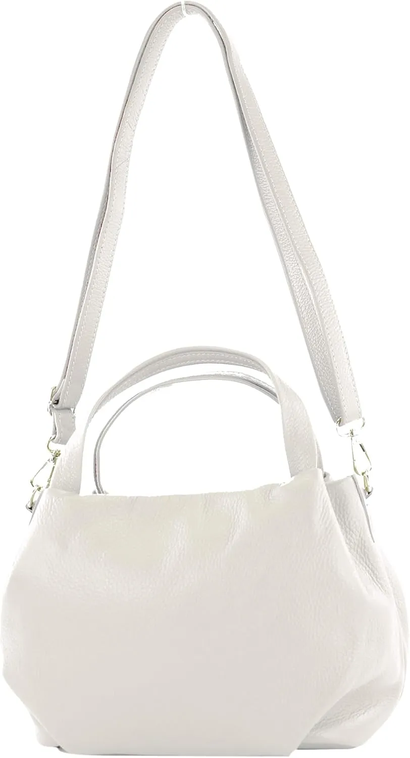 T218 - italian women's small handle bag made of leather