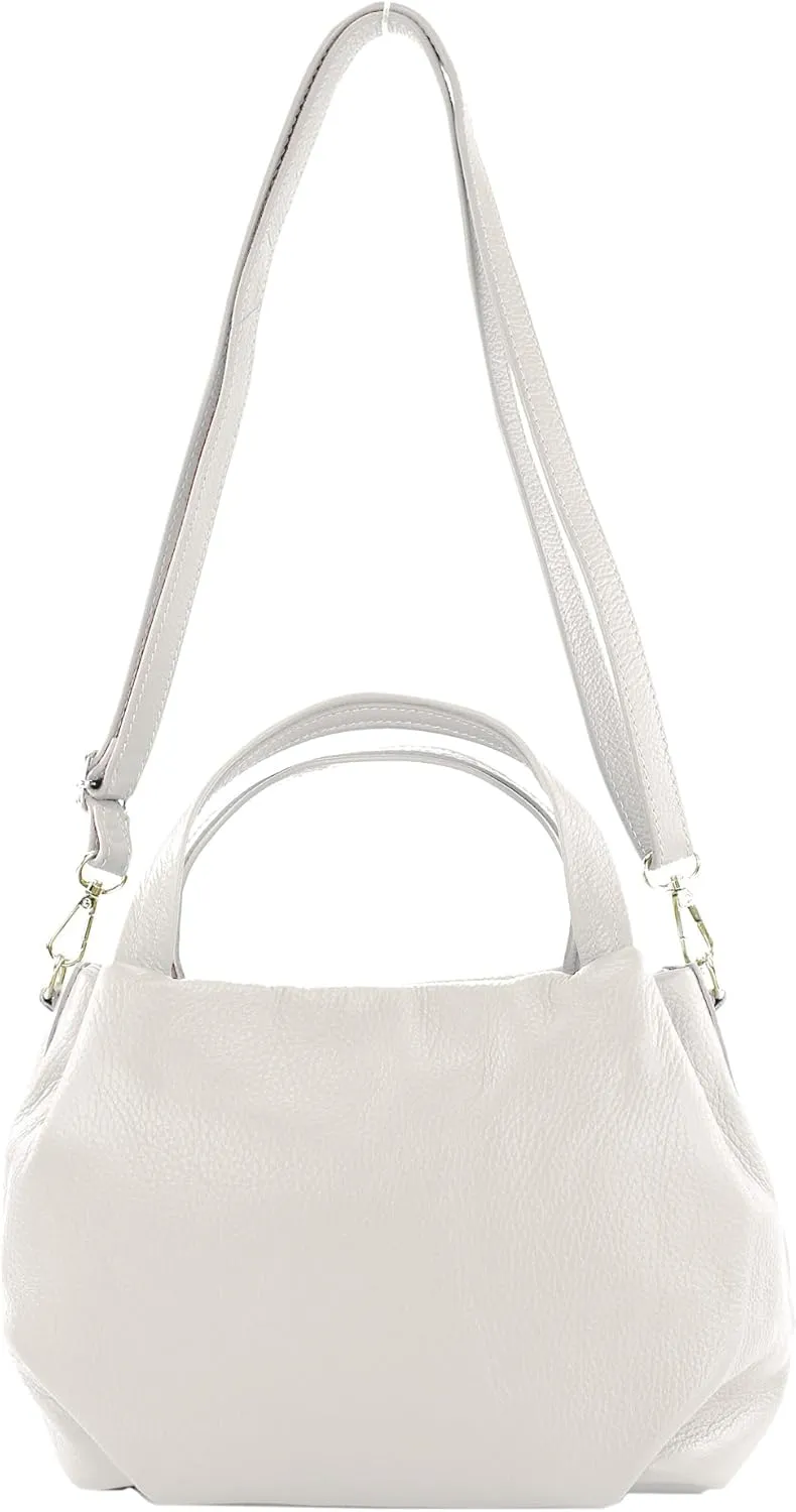 T218 - italian women's small handle bag made of leather