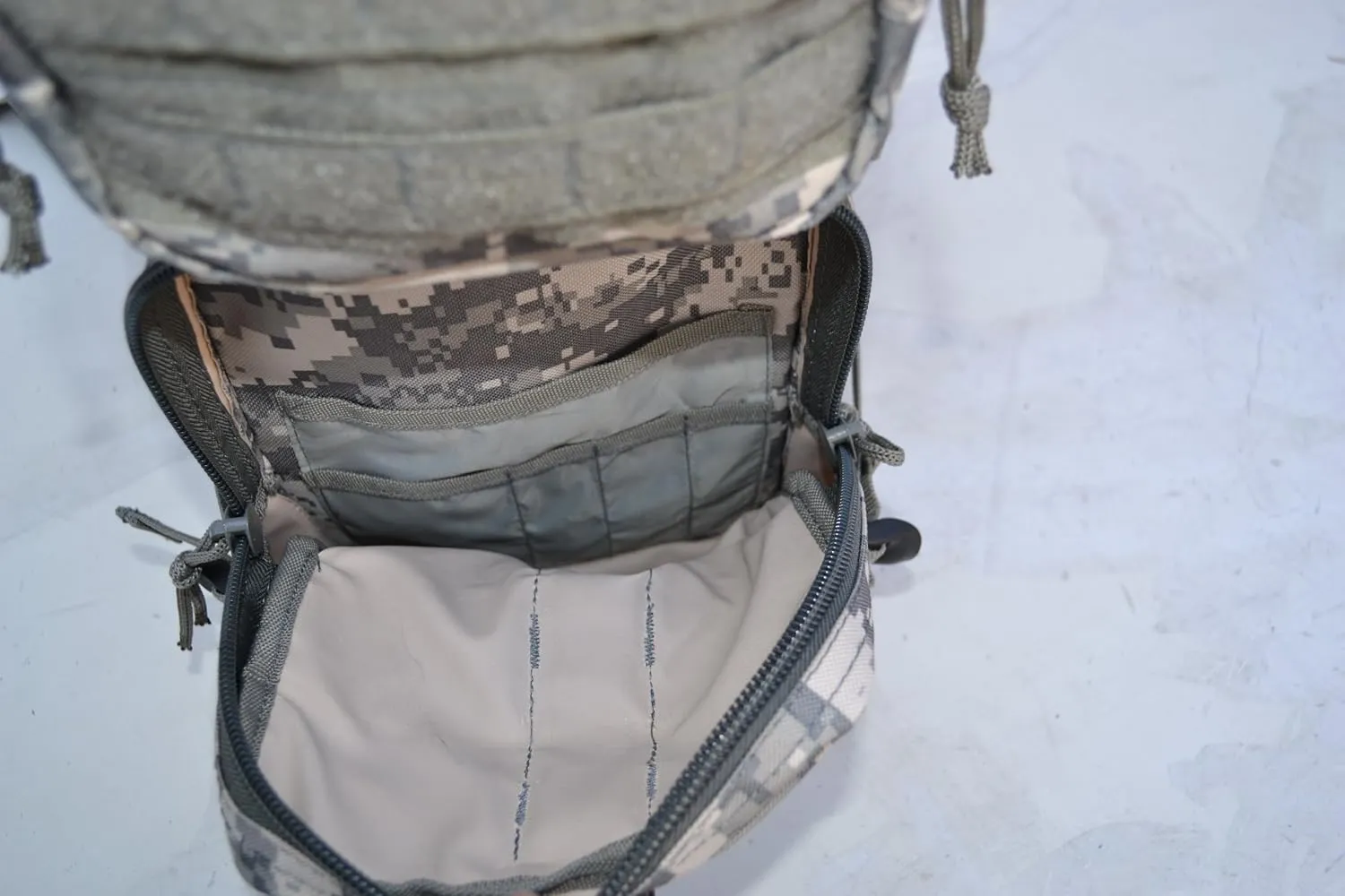 Tactical Assault Pack - Combat Rucksack - 17" Military MOLLE Backpack 27L - Digital Camo (ACU)