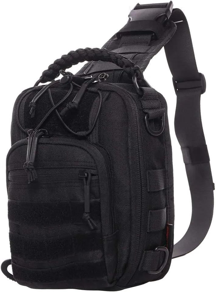 Tactical Sling Bag Pack Military Rover Shoulder Bag Molle Assault Range Bag Backpack 1050D