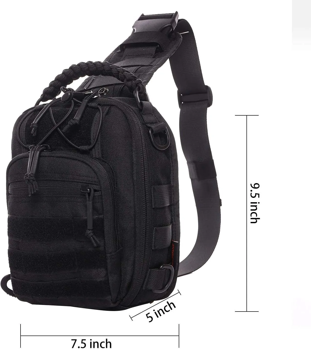 Tactical Sling Bag Pack Military Rover Shoulder Bag Molle Assault Range Bag Backpack 1050D