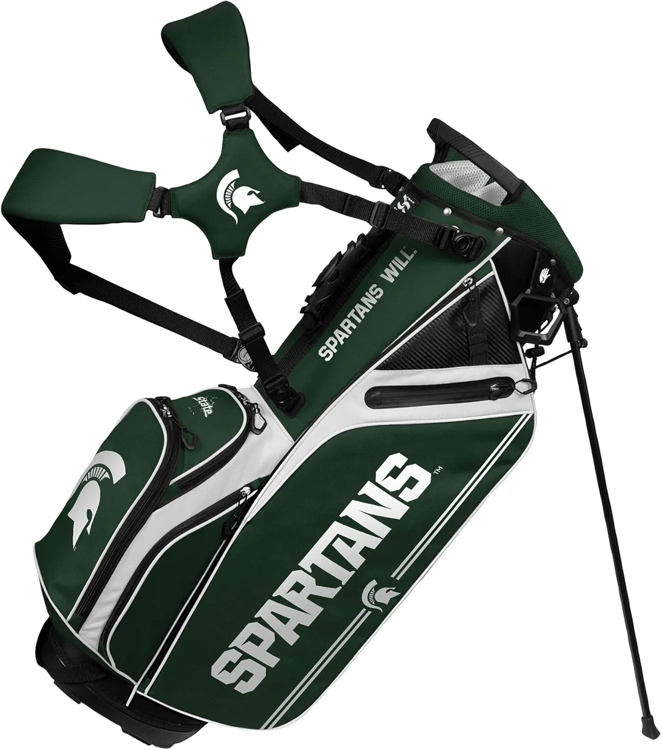 Team Effort NCAA Caddie Carry Hybrid Golf Bag