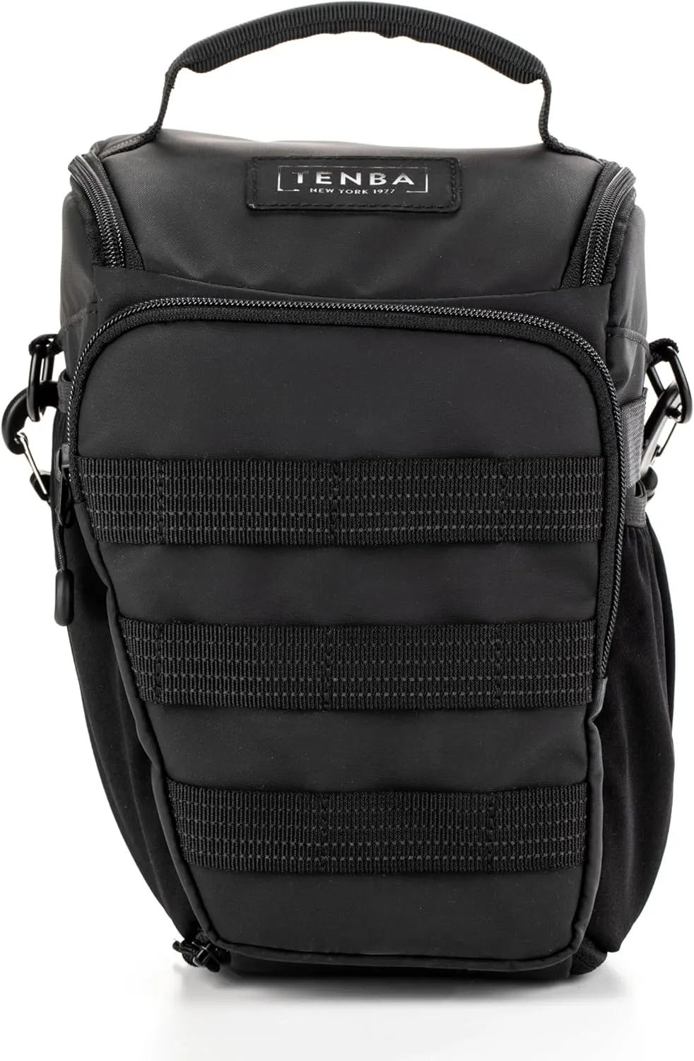 Tenba Axis v2 4L Top Loader Camera Bag for DSLR or Mirrorless Camera with Attached 24-70mm (or 70-200mm 2.8 When Bag is expanded) – Black (637-750)