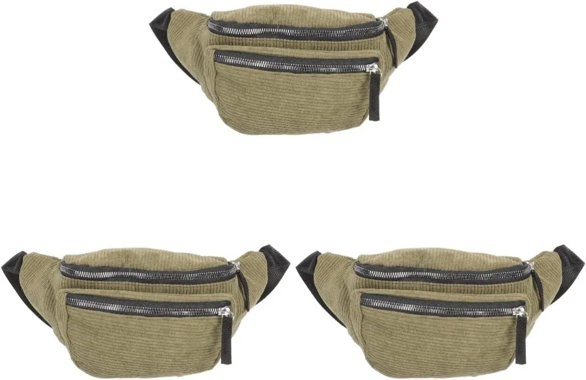 TENDYCOCO 3pcs Messenger Small Bag Belt Bags for Women Waist Bag Crossbody Bags for Women Trendy Cross- Body Bag Multi- Waist Coin Purse Small Bag for Men Adult Bag Girl Velvet Wild Fanny