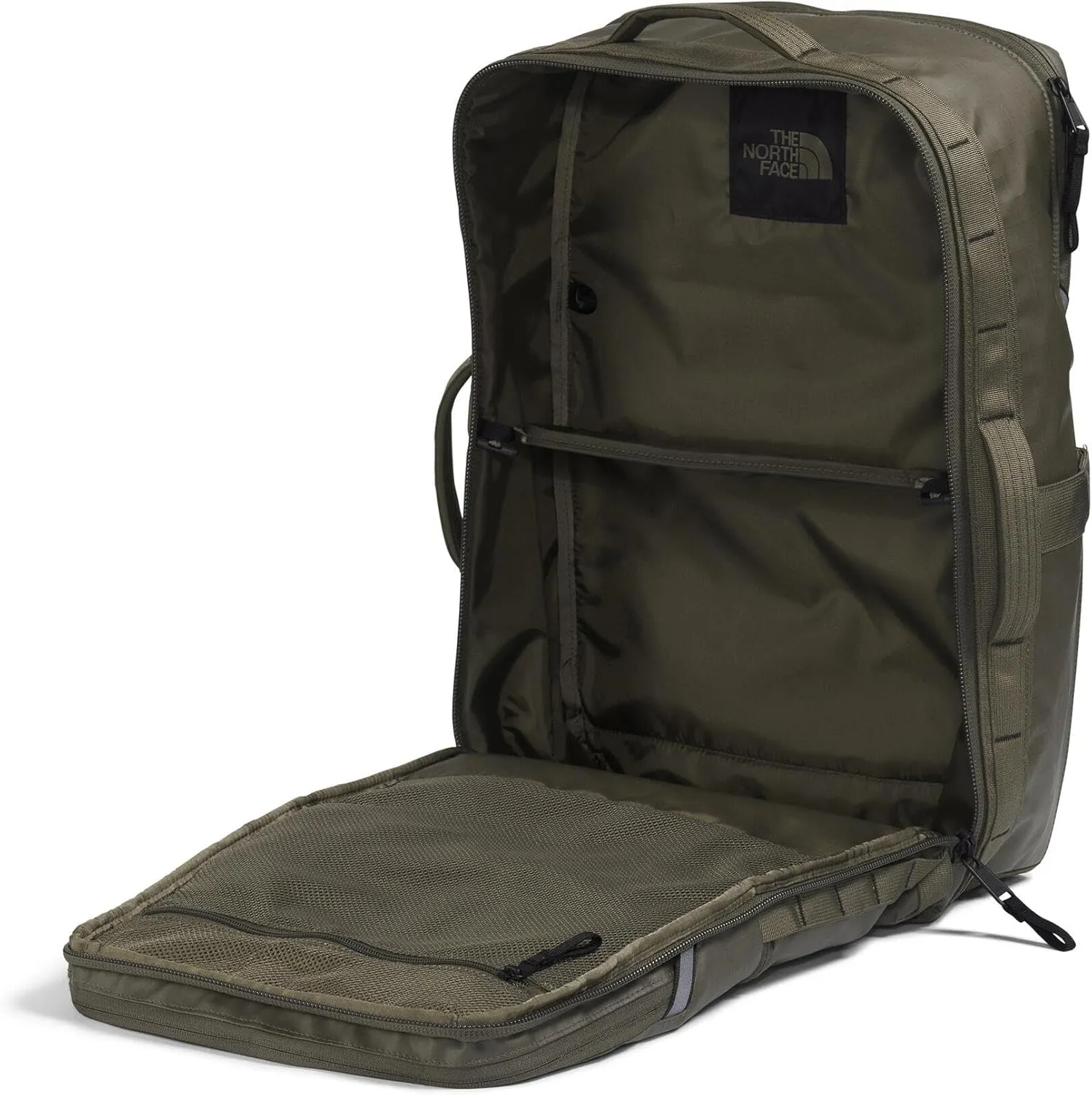 THE NORTH FACE Base Camp Voyager Travel Pack - PFAS Free, New Taupe Green/TNF Black-NPF, One Size