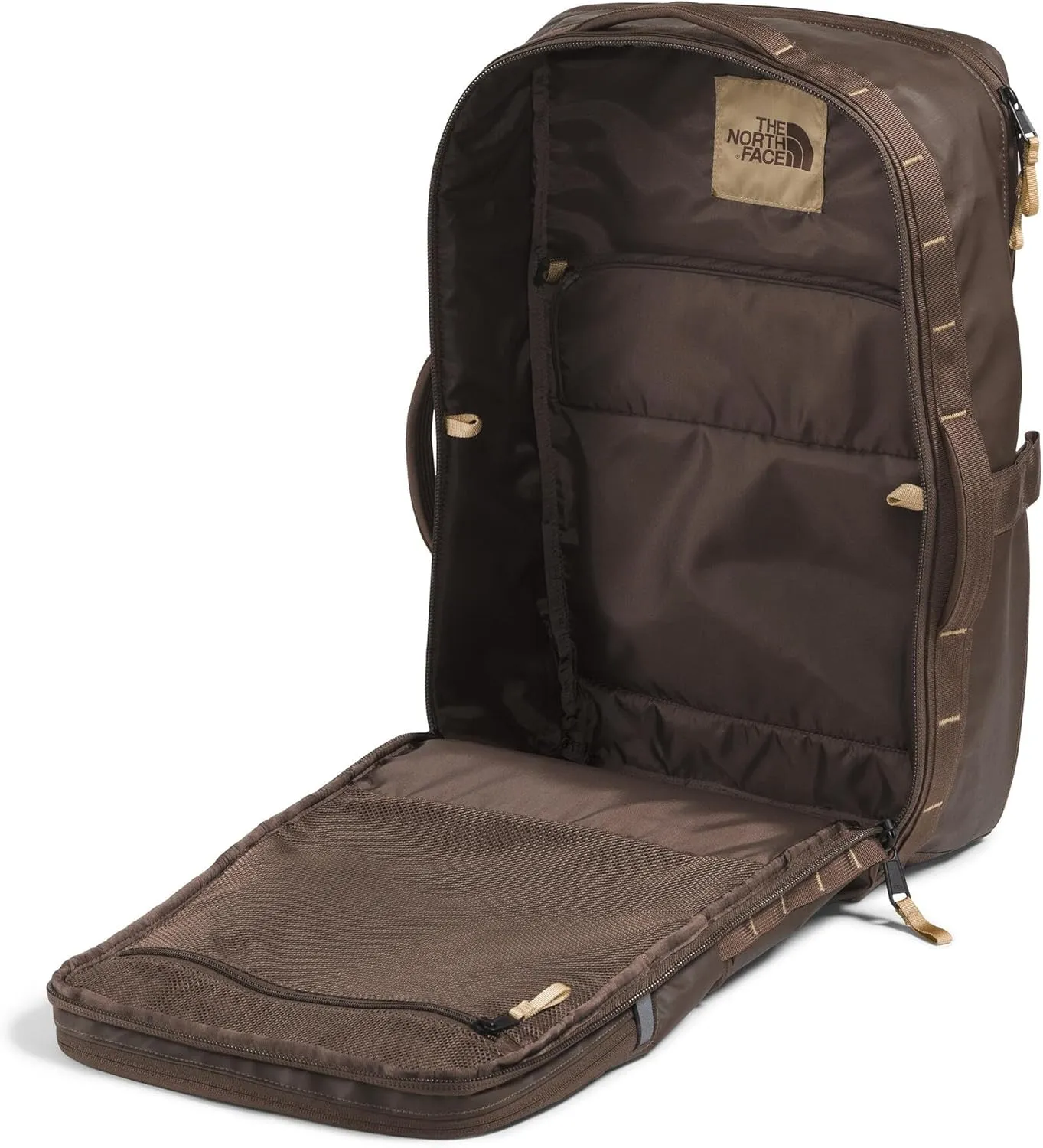 THE NORTH FACE Base Camp Voyager Travel Pack - PFAS Free, Smokey Brown/Khaki Stone, One Size