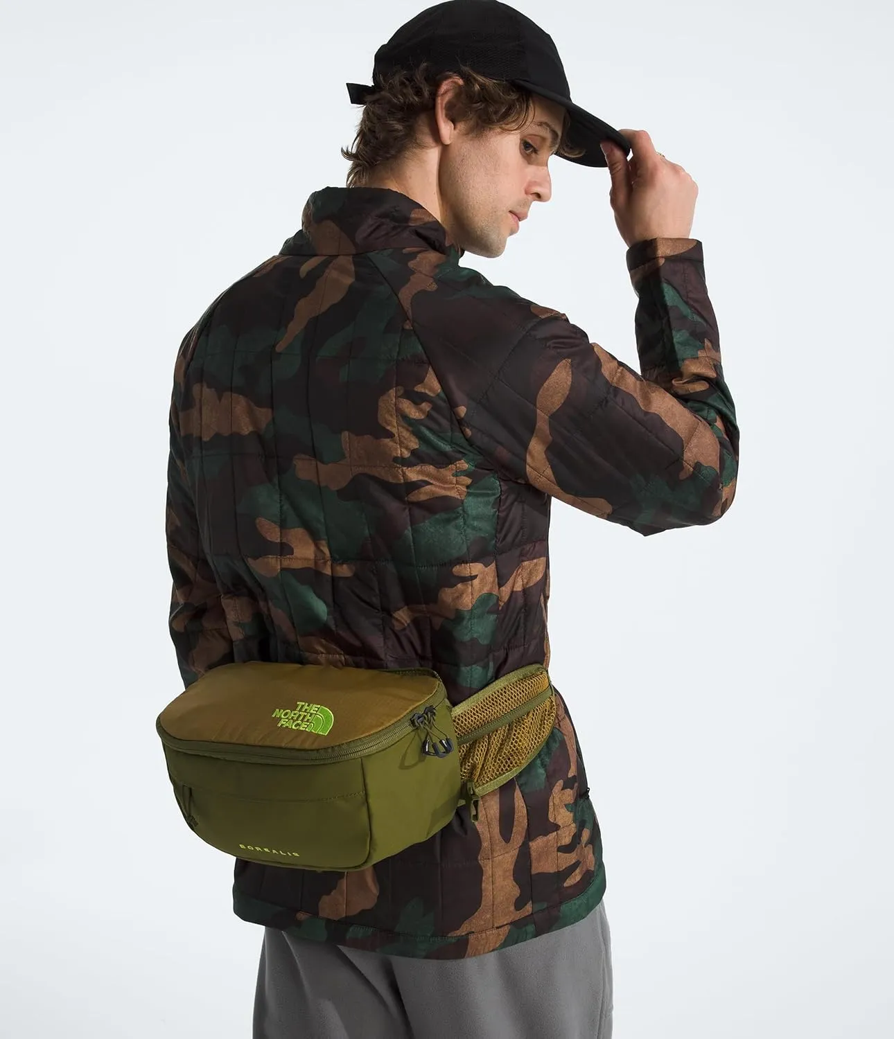 THE NORTH FACE Borealis Convertible Pack, Forest Olive/Moss Green, One Size