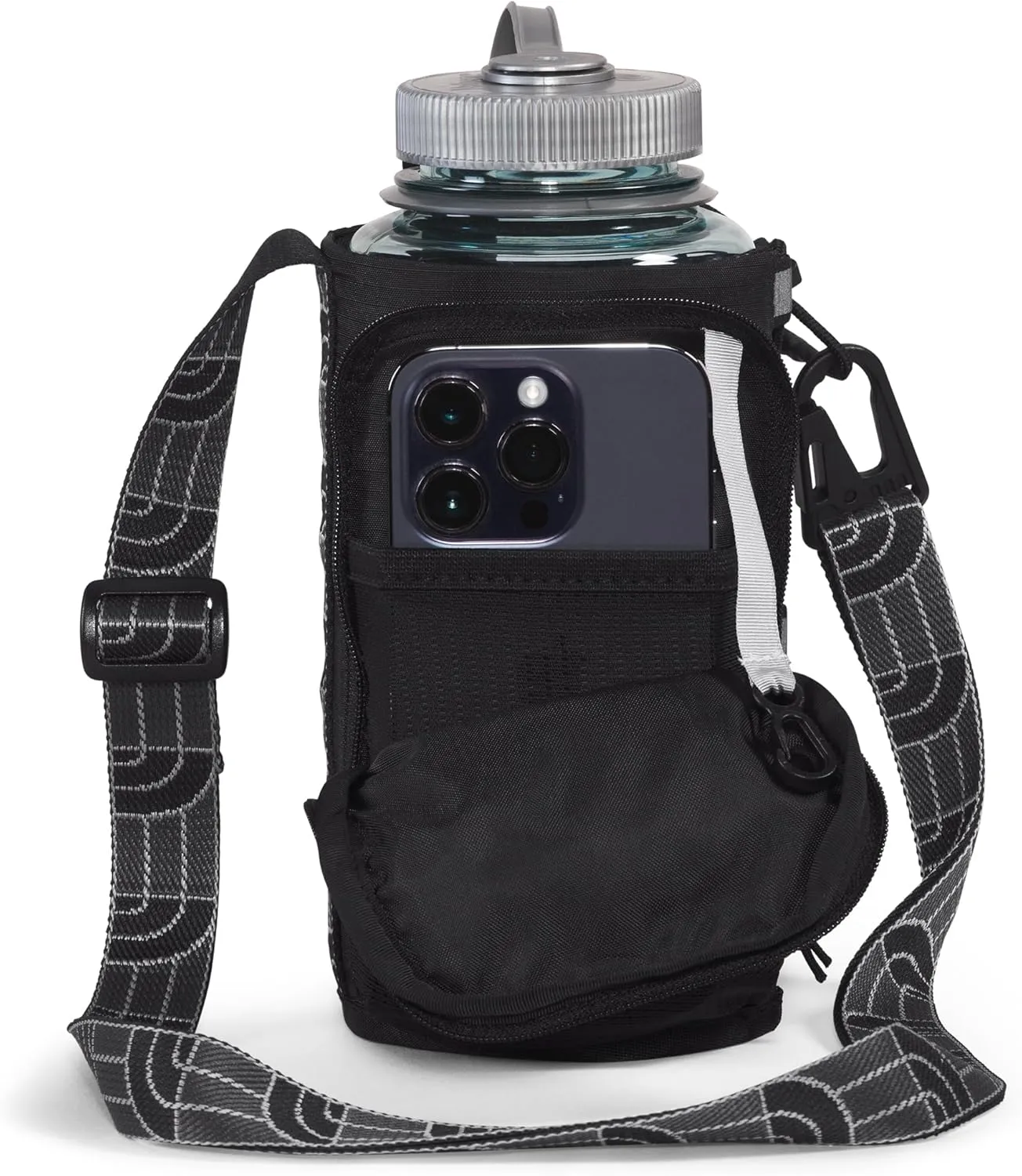 THE NORTH FACE Borealis Water Bottle Holder - PFAS Free, TNF Black/TNF Black-NPF, One Size