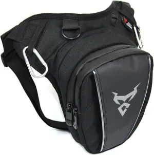 Thigh Drop Leg Bag for Men Women Waist Fanny Pack (00-Black Gray)