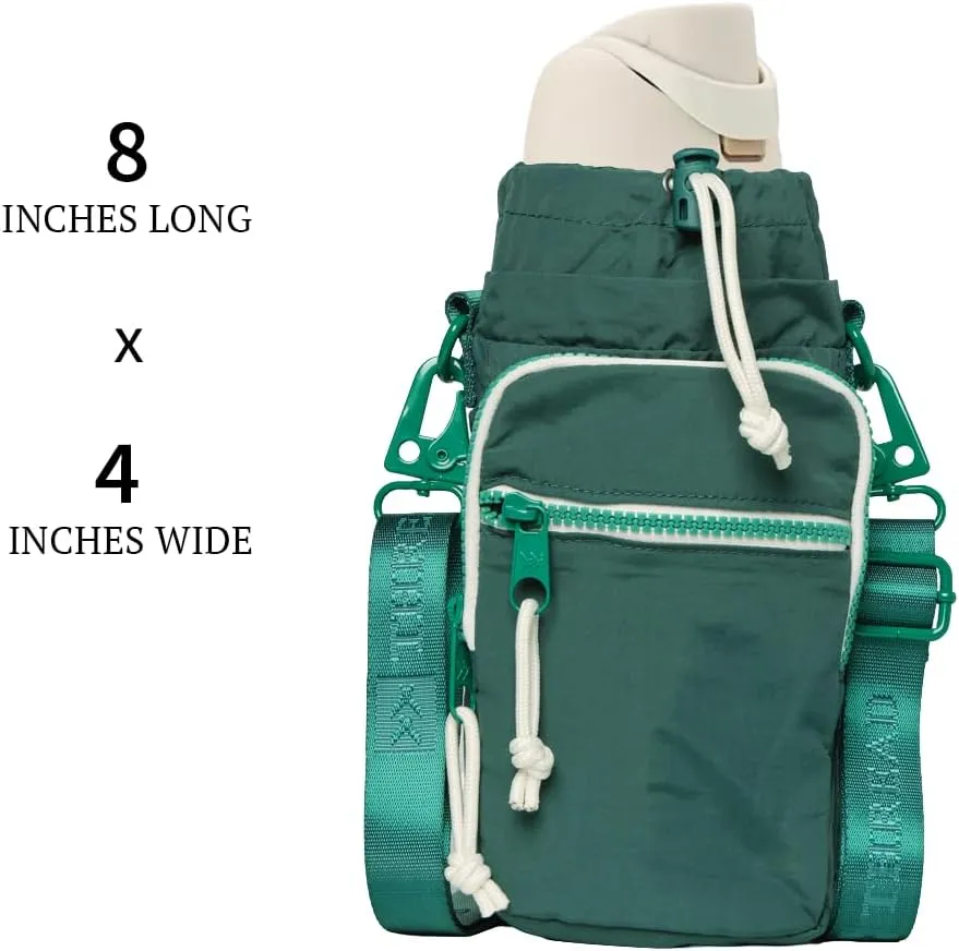 Thread Wallets Aqua Sling - Carry Your Water Bottle with Pockets for Cash, Phone, and Keys