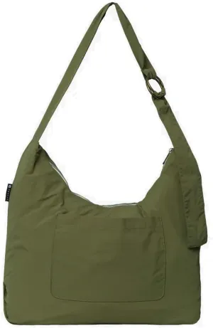 Thread Wallets Mini Slouchy Bag for Women - Crescent Sling Purse with Adjustable Strap & Zip Pocket, Unstructured & Foldable