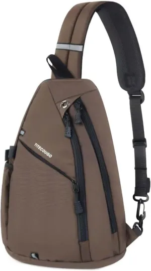 TITECOUGO Sling Bag Crossbody Shoulder Outdoor Travel Hiking Backpack for Women & Men