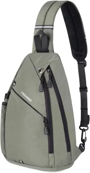 TITECOUGO Sling Bag Crossbody Shoulder Outdoor Travel Hiking Backpack for Women & Men