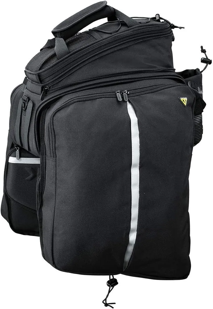 Topeak MTS TrunkBag DXP Rear Bicycle Bag with Expandable Panniers, Strap Mount