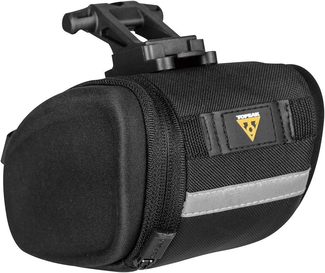 Topeak SideKick Wedge Pack with Fixer F25 - Bike Seat Pack - Black - Medium